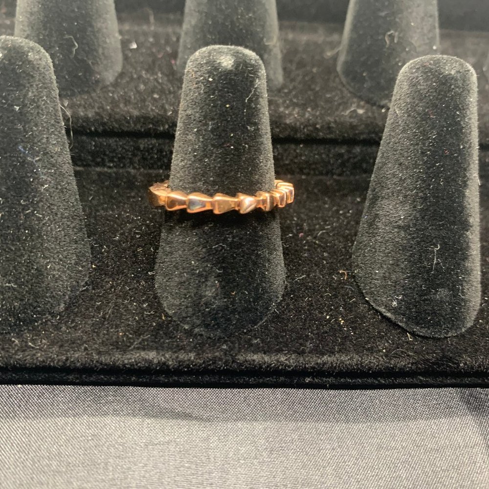 Melinda Maria Rose Gold Spike Band